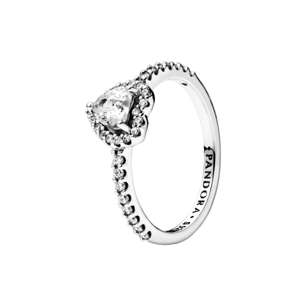 Anillo Promesa Plata 925 Piedra Plateada