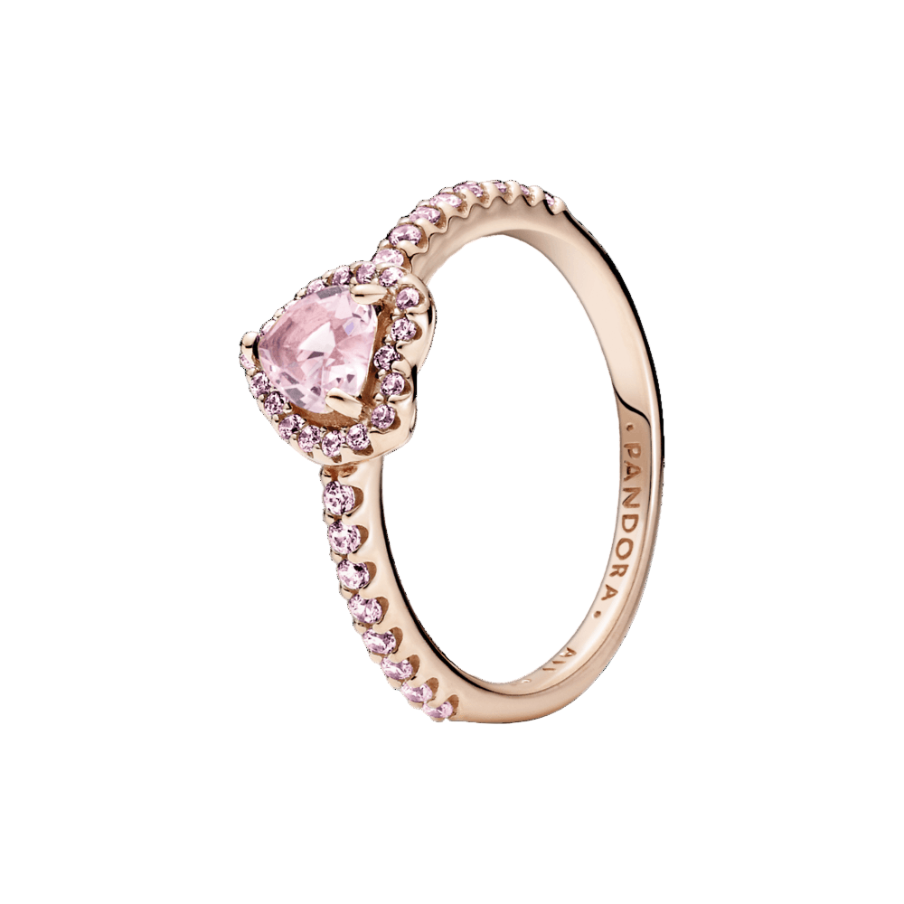 Anillo Promesa Oro rosa Rosado Plata 925